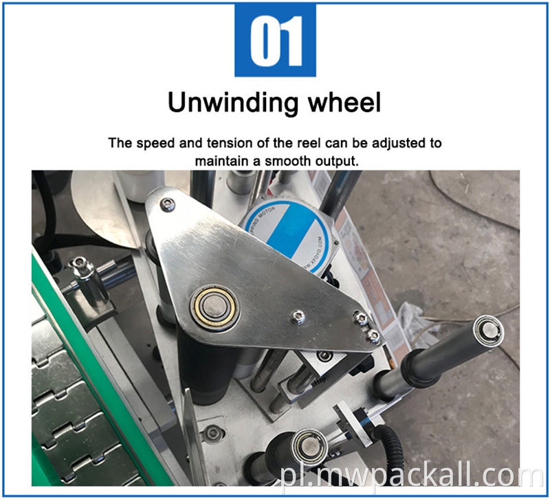 W pełni automatyczne dwie strony plastikowe urządzenie do etykietowania butelek /klejek podwójne boki etykieta maszyna